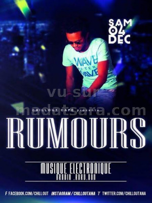 Chillout Café Ambondrona‍ présente Rumours musique électronique