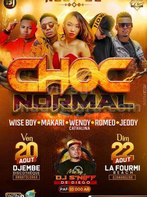 Choc normal Wiseboy‍ Makari‍ Wendy‍ Romeo‍ Jeddy - Djembe Discothèque Ambatoloaka Nosy Be - Madagasikara‍ fourmi beach‍