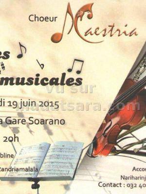 Choeur Maestria - Poésies musicales au Hall de la Gare Soarano