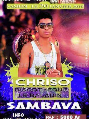 Chriso en show case Baladin Sambava