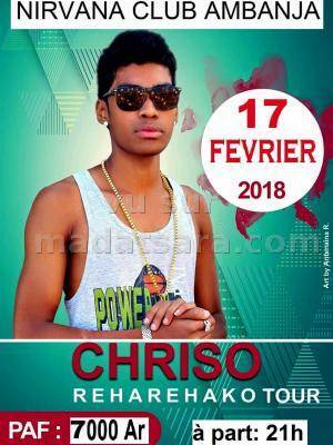 Chriso en show case Discothèque Nirvana - Ampanefena