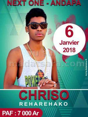 Chriso en show case Next One Andapa