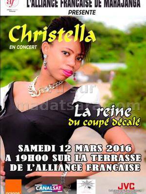 Christella en concert à l'Alliance Française de Mahajanga