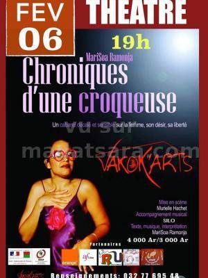 Chronique d'une croqueuse Théâtre cabaret décalé et sensible sur la femme, son désir, sa libert