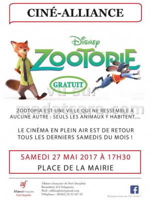 Ciné-alliance - Zootopie - AF - Fort-Dauphin‍