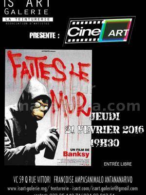 Cine Art : Faites le mur au Is'Art Galerie