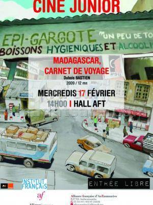 Ciné Junior - Madagascar carnet de voyage Dubois Bastien à l'Alliance Française d'Andavamamba