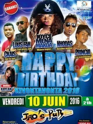 Ckais, Kaylah, Lous-Fah, Joyce Mena Makoa, Nhodas & Princia - Happy Birthday Kivontavonta 2016 - Jao's Pub