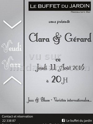 Clara & Gérard - Buffet du jardin