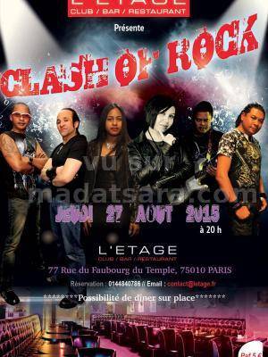 Clash of Rock à l'Etage Paris