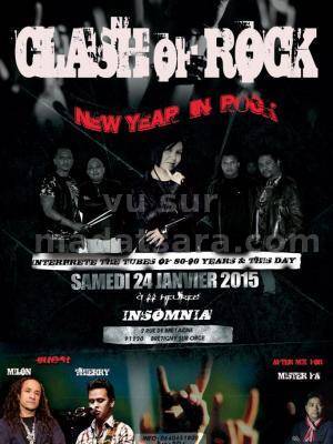 Clasher Rock new year à l'Insomnia avec Milon, Thierry