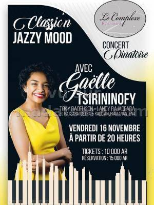 Classic'n Jazzy mood Le Complexe restaurant Villa Pradon Antanimena Gaelle Tsirinofy