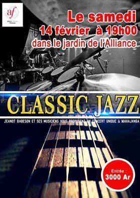 Classic Jazz Jeanot Rabeson et ses musiciens à l'Alliance Française de Mahajanga