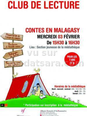 Club de lecture contes en malagasy