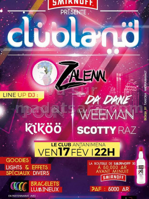 Clubland au Le Club Antanimena‍