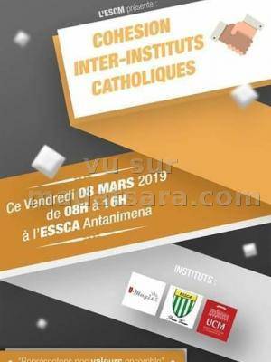 Cohésion inter-instituts catholique s Essca Antanimena