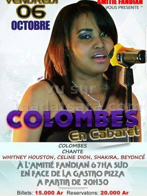 Colombes en cabaret Amitie Fandian 67Ha