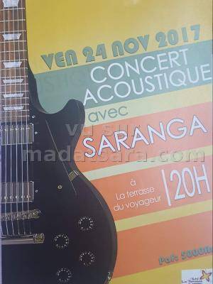 Concert acoustique avec Saranga - Terrasse du voyageur Antsiranana