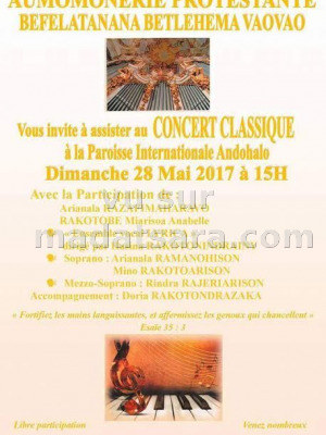Concert classique - Paroisse Internationale FJKM Andohalo‍