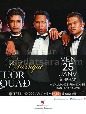 Concert classique - Quator Squad‍ - AFT - Alliance Française d'Antananarivo‍