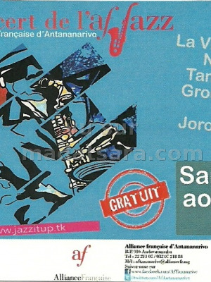 Concert de l'Af Jazz à l'AFT Antananarivo