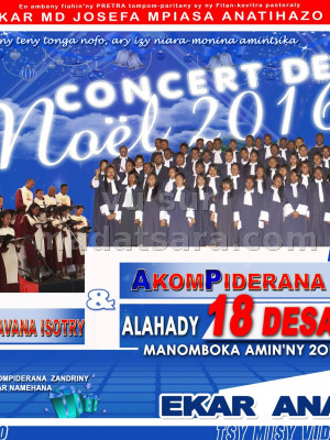 Concert de Noël - Akompiderana Anatihazo & Akon'ny Tara-pahazavana Isotry - Ekar Anatihazo