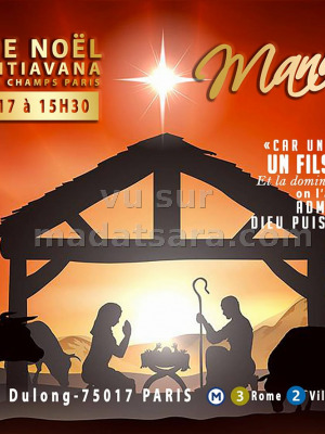Concert de Noël Manana anao - FPMA Grands Champs Paris‍