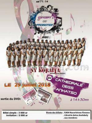 Concert de promotion Ny Koraïta Grand Amphi Degs Ankatso