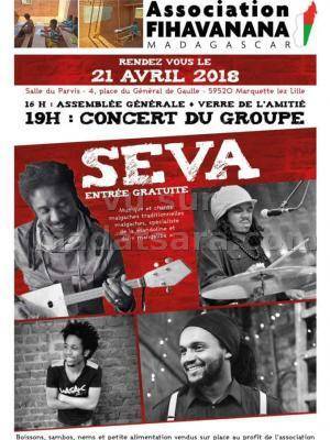 Concert du groupe Seva Salle Du Parvis Marquette Lez Lille