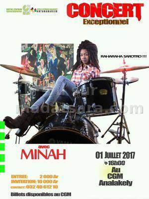 Concert exceptionnel de Minah au CGM Analakely