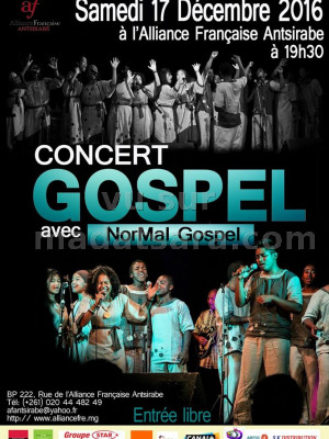 Concert Gospel avec NorMal Gospel‍ - AF - Alliance Française d'Antsirabe‍