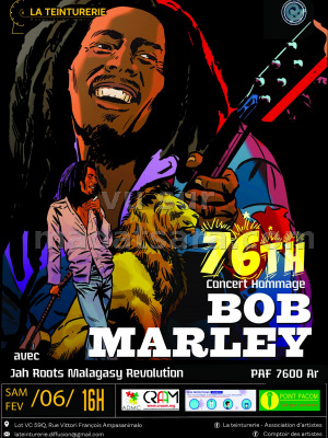 Concert hommage à Bob Marley - La Teinturerie - Is'Art Ampasanimalo‍