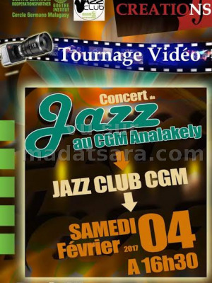 Concert jazz club cgm‍ au CGM Analakely‍