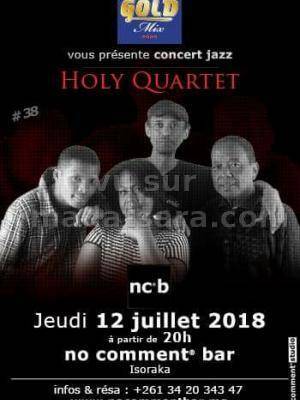 Concert jazz Holy Quartet No Comment Bar Isoraka