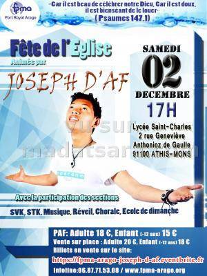 Concert Joseph D'Af avec la FPMA Port-Royal Arago