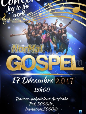 Concert joy to the world avec NorMal Gospel‍ - Tranom-pokonolona Antsirabe‍