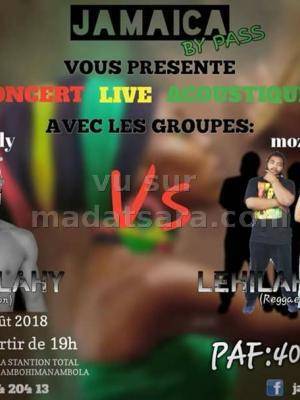 Concert live acoustique Jamaica By Pass avec Dzao Lahy & Lehilah Joby