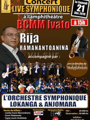 Concert live symphonique Rija ramanantoanina & Lokanga & Anjomara Bgmm Ivato