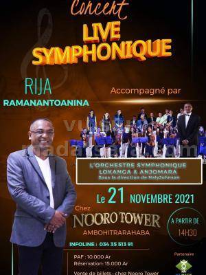 Concert Live symphonique Rija ramanantoanina Nooro Tower Ambohitrarahaba