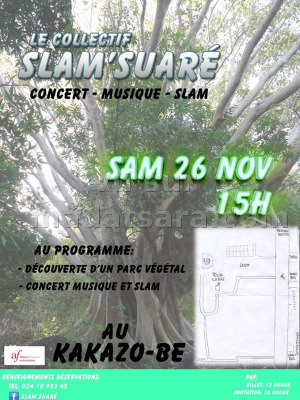 Concert - musique - Slam avec Le collectif Slam'Suaré‍ au Kakazo-Be