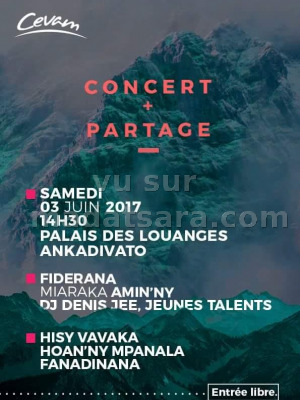 Concert + partage - CEVAM Ankadivato‍