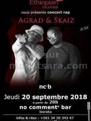 Concert rap Agrad & Skaiz No Comment Bar Isoraka