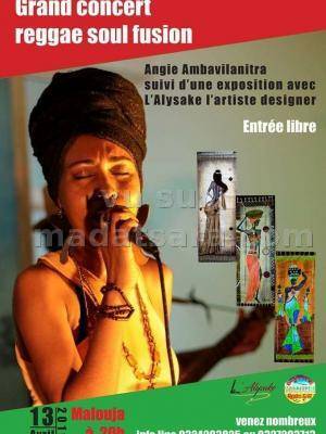 Concert reggae soul fusion Angie Resto Malouja Salazamay