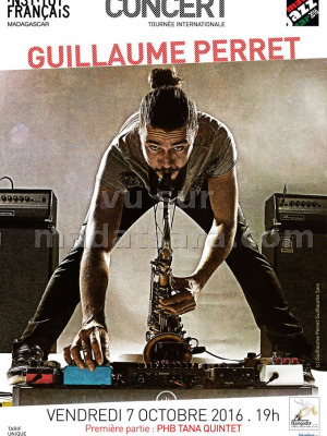 Concert tournée internationale Guillaume Perret - IFM - Institut Français de Madagascar‍