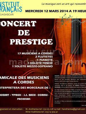 Concert de Prestige avec l'Amicale des musiciens à cordes à l'IFM
