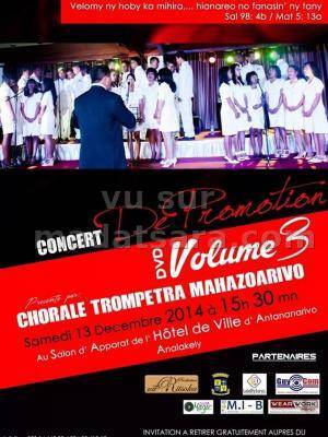 Concert de Promotion - Chorale Trompetra Mahazoarivo au Salon d'Apparat de l'Hotel de Ville Analakel