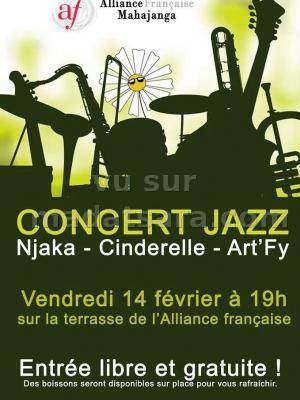 Concert Jazz avec Njaka, Cinderelle et Art'Fy à l'Alliance Française de Mahajanga