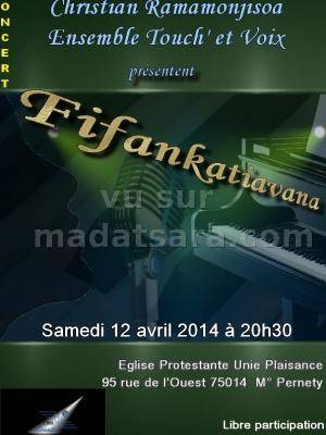 CONCERT VOCAL Christian Rama avec l'ensemble TOUCH et VOIX