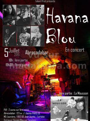 Havana Blou en concert au Abracadabar Paris 19e