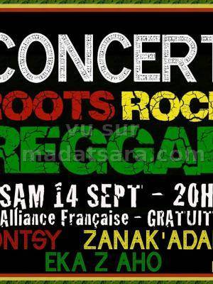 Concert Roots Rock Reggae à l'Alliance Française Antsirabe
